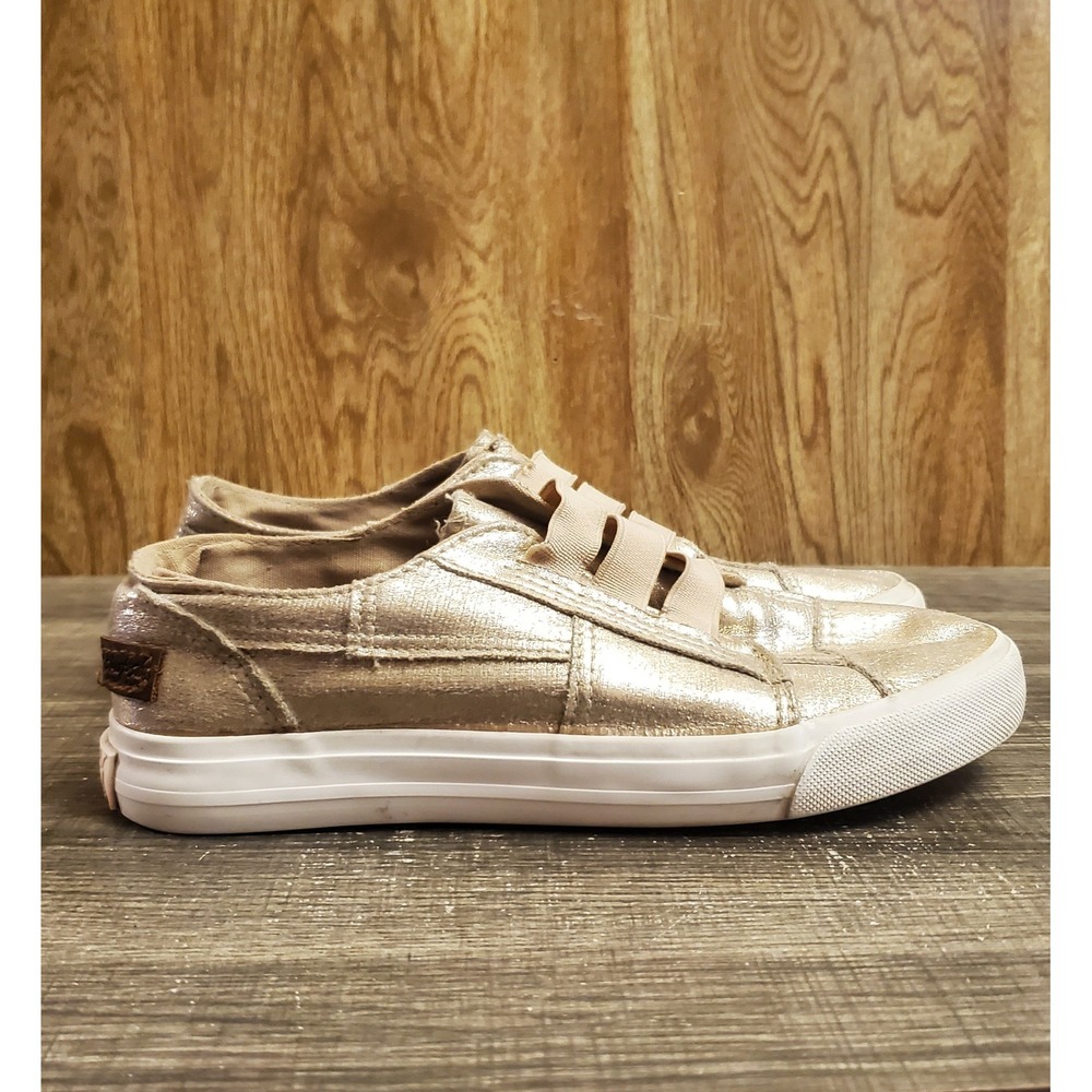 Blowfish Malibu‎ Maura Slip On Casual Shoes Youth Size 3 Gold